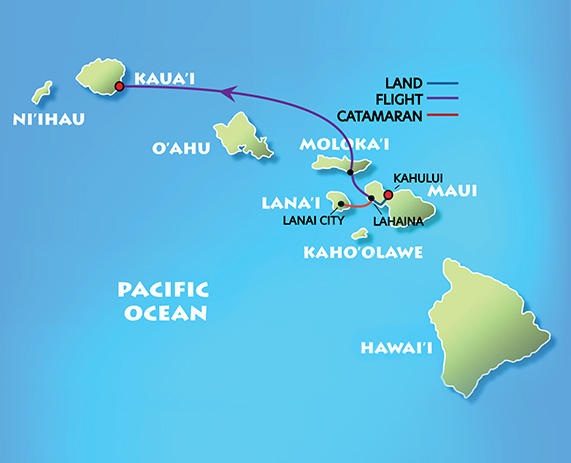 Wa Adventure Hawaii Map