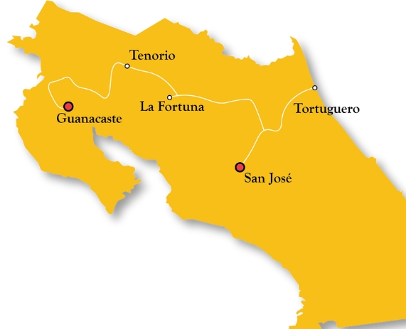2026 Costa Rica map