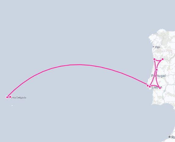 Portugal Placeholder Map